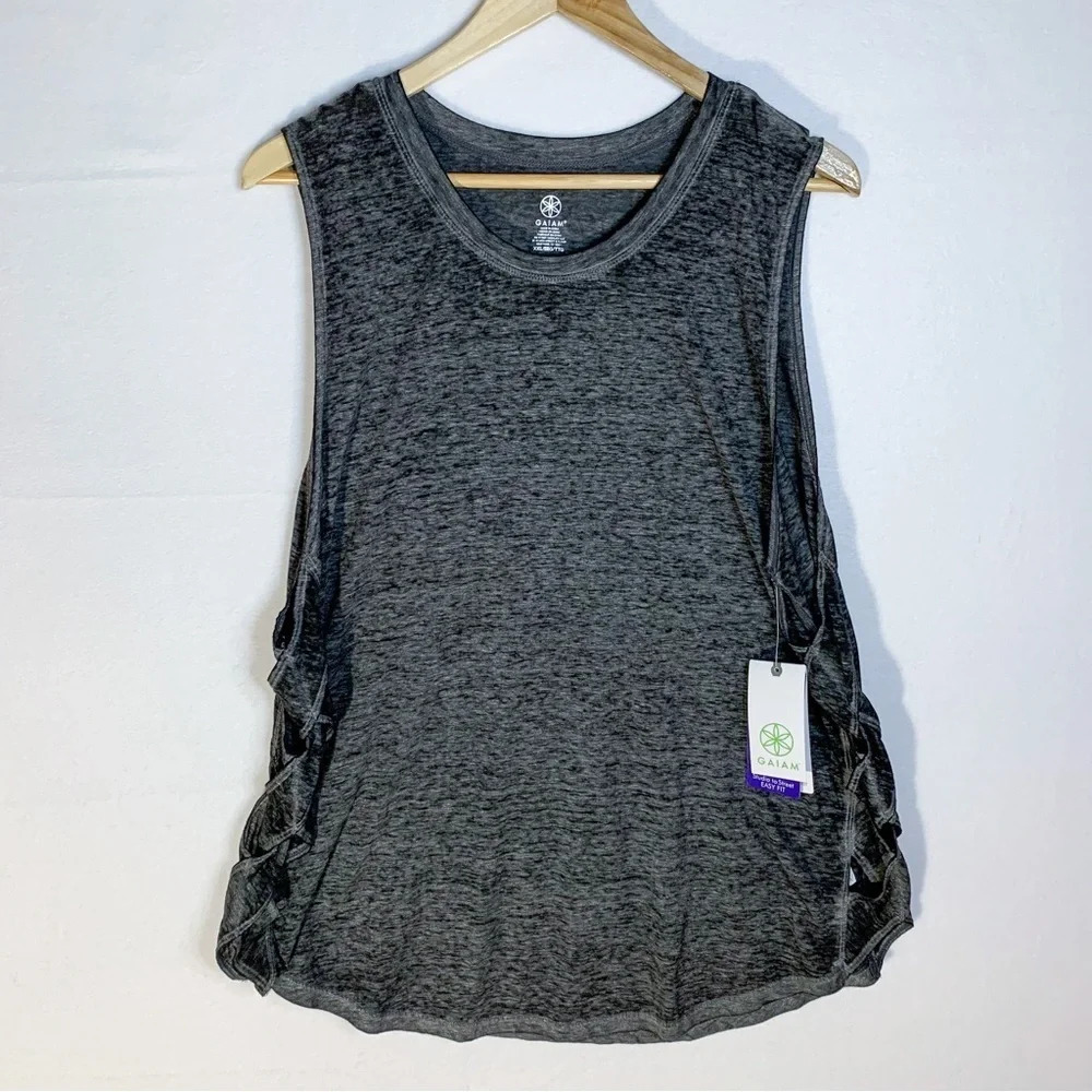 GAIAM Gray Tank Top
